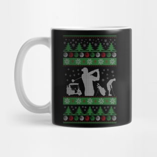 Golf Ugly Christmas Mug